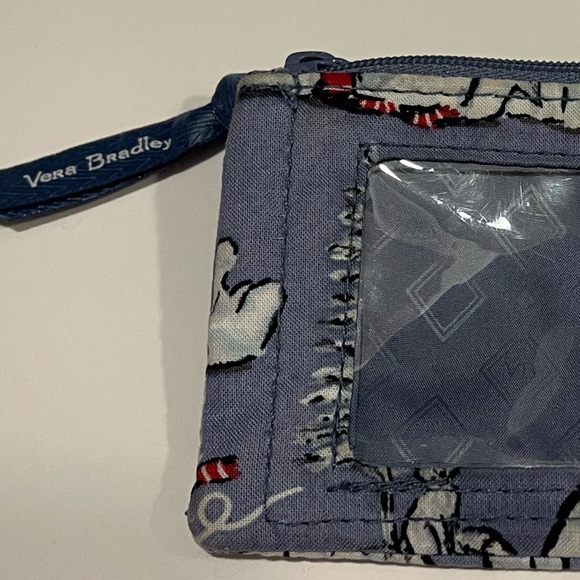 Vera Bradley Polar Bear ID Holder with Keyring - Picture 5 of 8